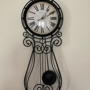 Grandfather style clock. Bronze.